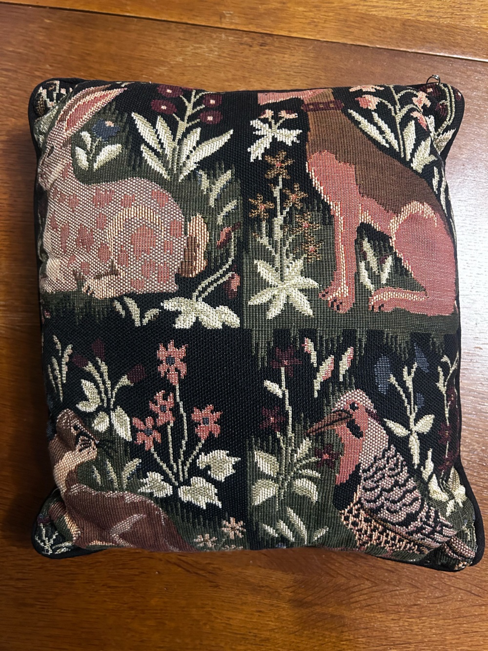 Robert Allen woodland Animal Pattern throw pillow